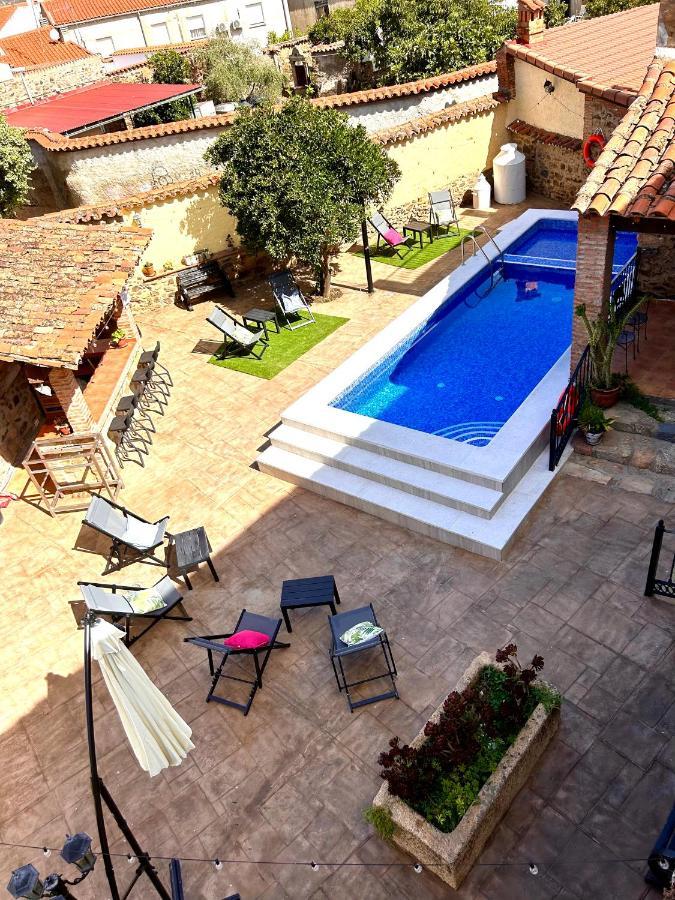 La Casa Del Marques Pension Logrosán Buitenkant foto